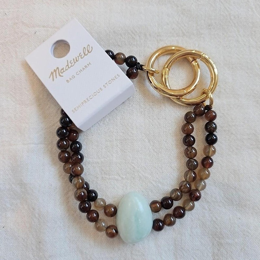 Madewell Double-Strand Beaded Bag Charm